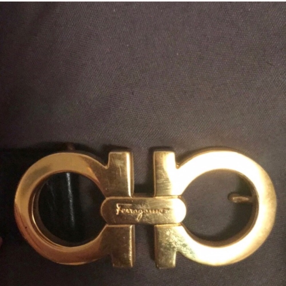 Black Ferragmo belt